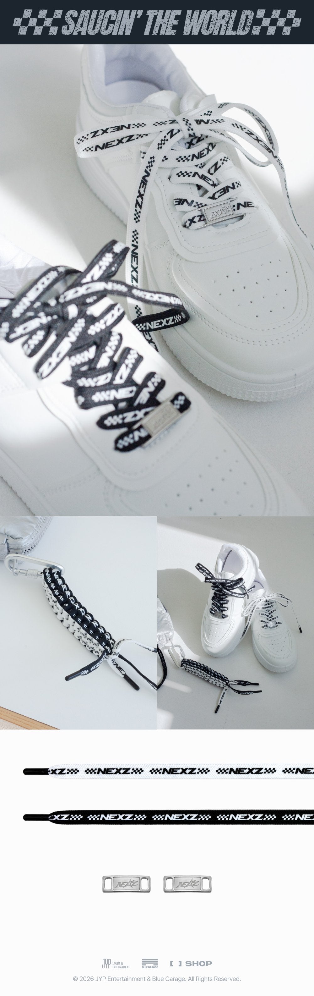 [PREORDER 24/10 CLOSED] NEXZ [SAUCIN' THE WORLD] SHOES STRAP & DUBRAE SET