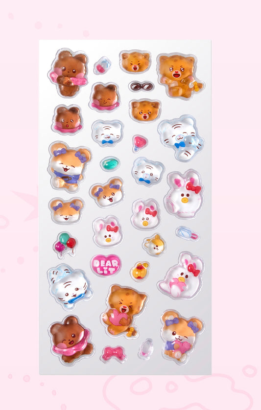 [PREORDER 31/8 CLOSED] ILLIT Official Character [DEARLIT] POP-UP 3D Sticker