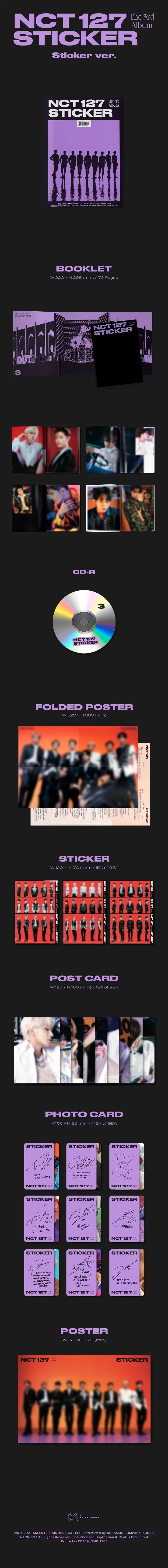 NCT 127 <STICKER> STICKER VER