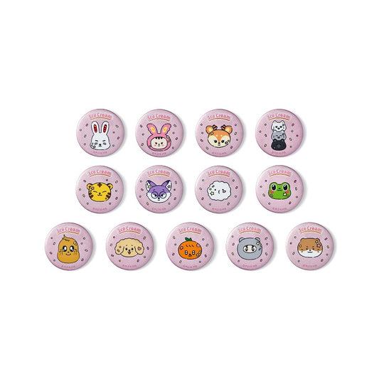 [SECURED STOCK] SEVENTEEN <Ice Cream with MINITEEN> Official Merch LUCKY DRAW (RANDOM CAN BADGE)