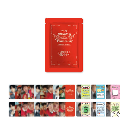 BAEKHYUN <CHRISTMAS FANMEETING> RANDOM TRADING CARD