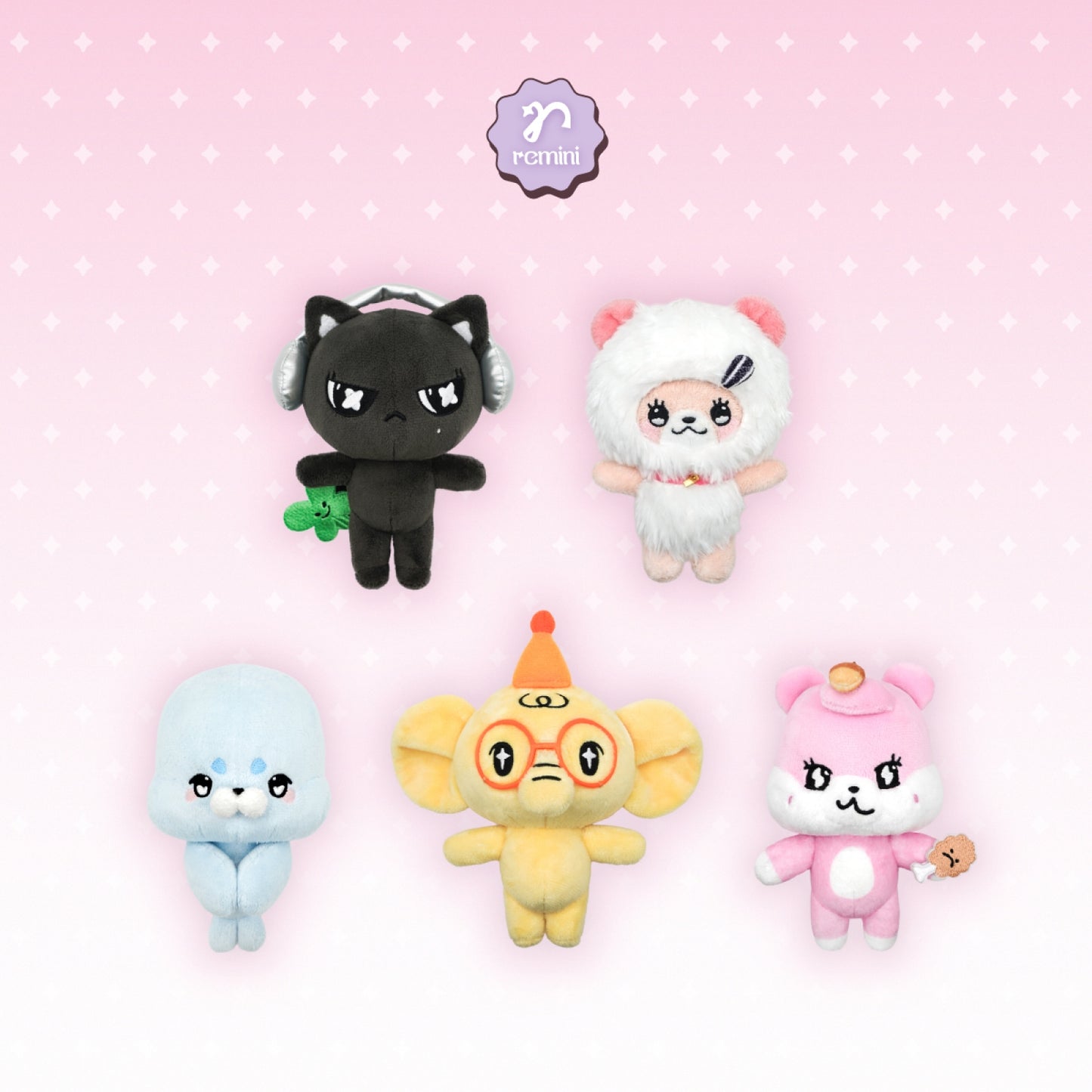 [PREORDER 1/9 CLOSED] RESCENE [REMINI OFFICIAL PLUSH KEYRING]