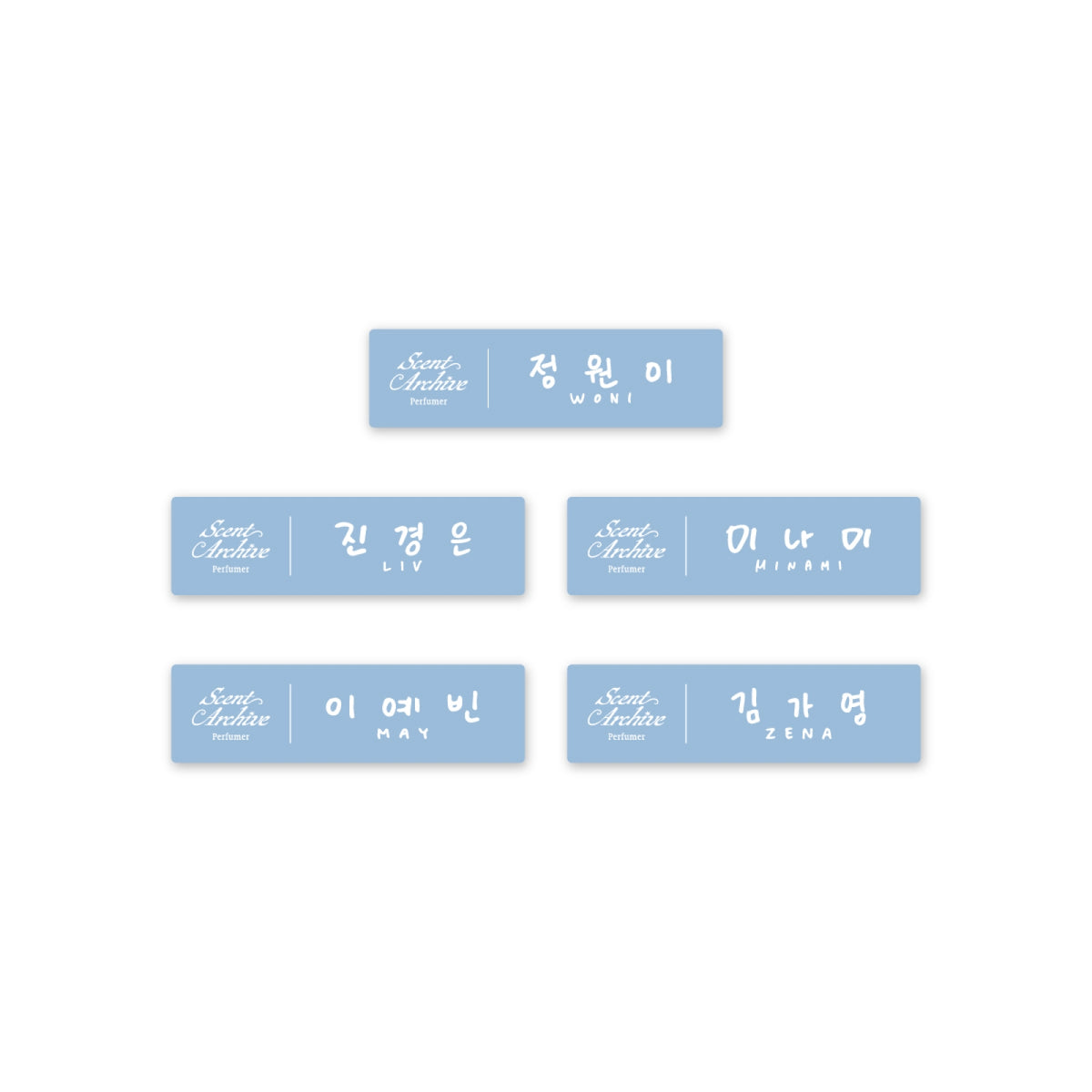 [PREORDER 5/10 CLOSED] RESCENE [Scent Archive - MEMORIES OF RESCENE] OFFICIAL MD NAME TAG