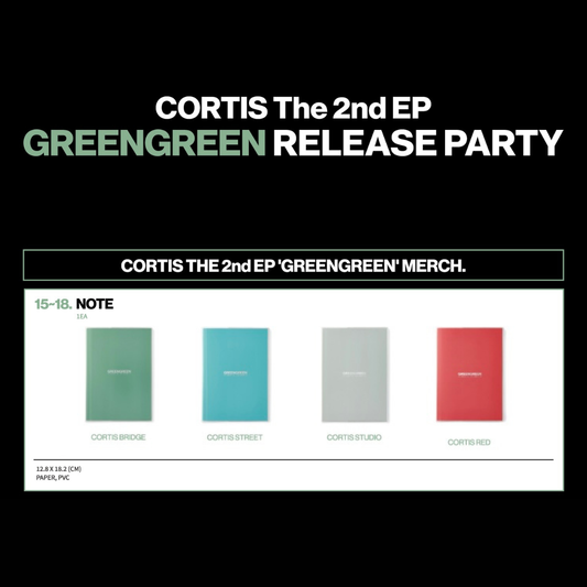 [OFFLINE PROXY 8/5 CLOSE] CORTIS <GREENGREEN> POP UP MD NOTE
