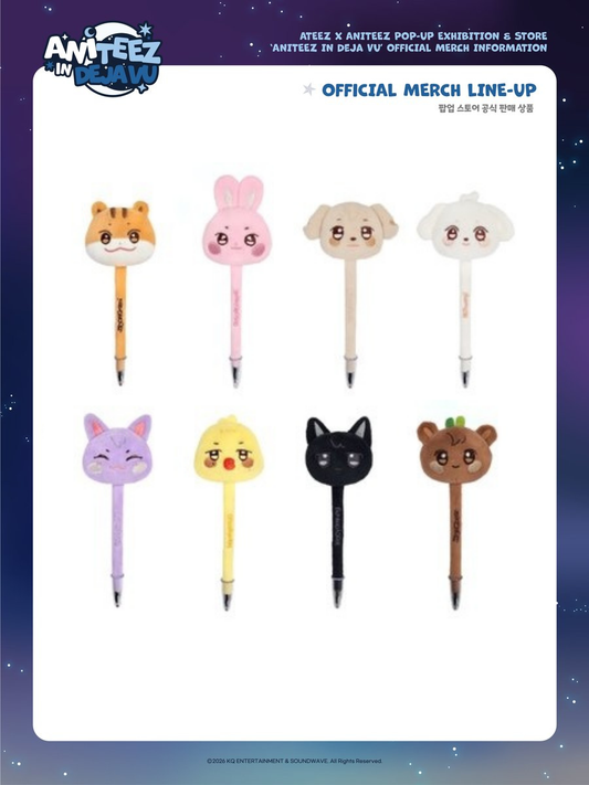 [PREORDER OFFLINE PROXY] ATEEZ [ANITEEZ IN Deja Vu] PLUSH BALL PEN