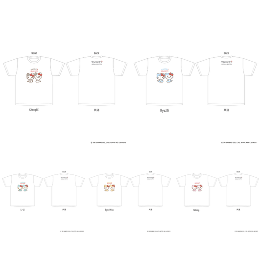 [PREORDER 30/8 CLOSED] ITZY [TWINZY×HELLO KITTY] T-shirt
