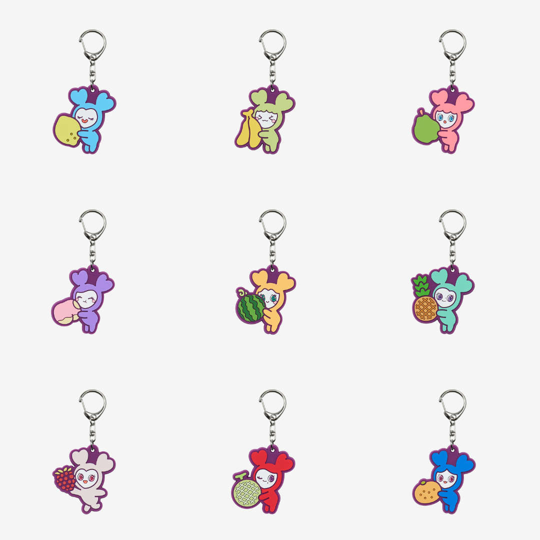 [PREORDER 18/7 CLOSED] TWICE <JAPAN DEBUT 9th Anniversary> TWICE LOVELYS RUBBER KEY HOLDER