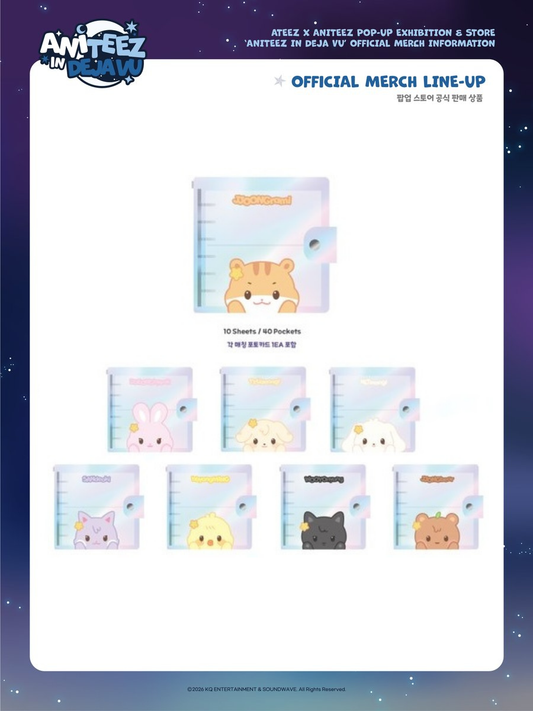 [PREORDER OFFLINE PROXY] ATEEZ [ANITEEZ IN Deja Vu] PHOTO CARD BINDER