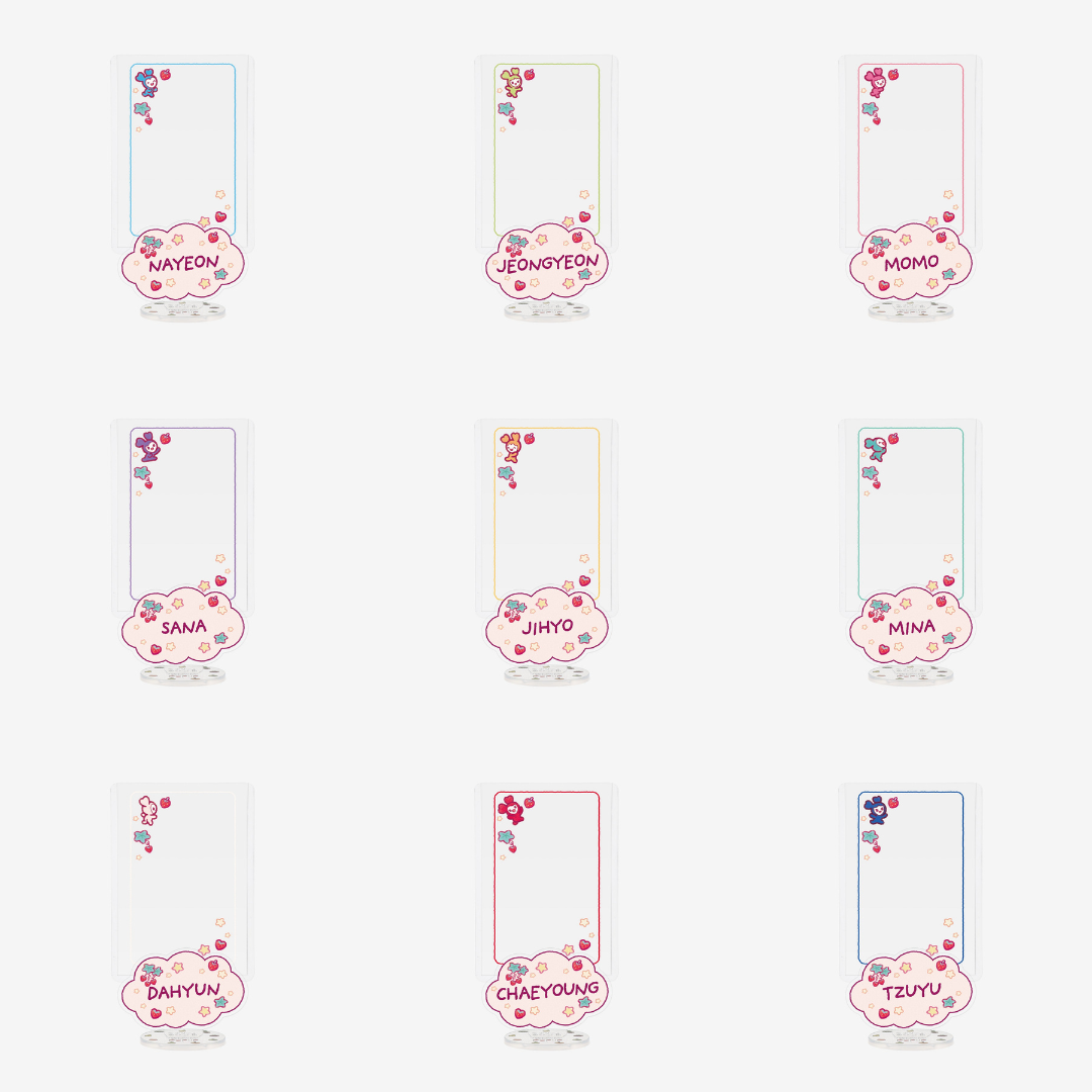 [PREORDER 18/7 CLOSED] TWICE <JAPAN DEBUT 9th Anniversary> LOVELYS ACRYLIC CLIP STAND