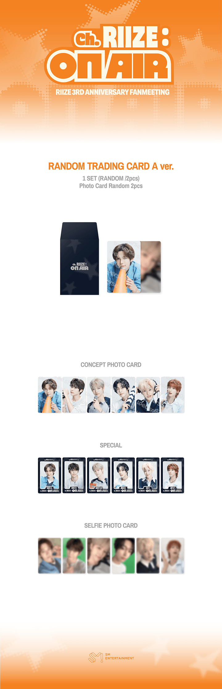 [PREORDER 15/9 CLOSED] RIIZE [Ch. RIIZE : ON AIR] RANDOM TRADING CARD A VER.