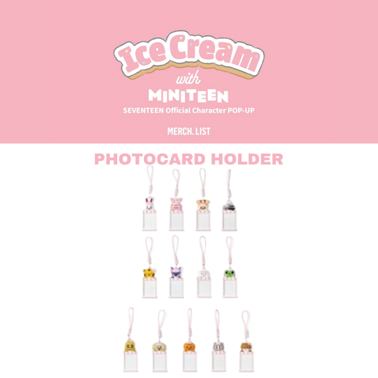 [OFFLINE PROXY] SEVENTEEN <Ice Cream with MINITEEN> Official Merch PHOTOCARD HOLDER