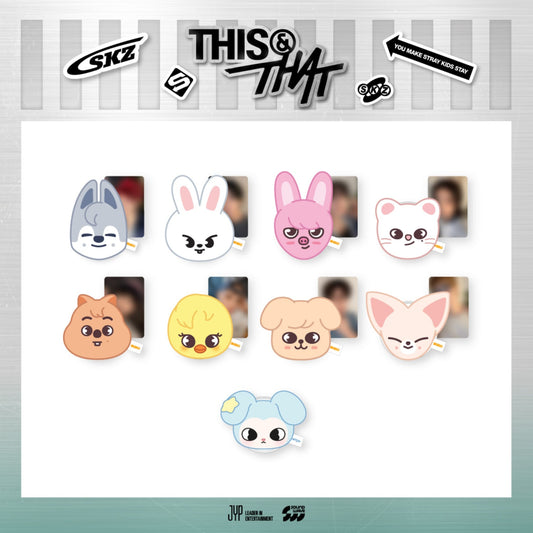 [PREORDER 19/8 CLOSED] STRAY KIDS <THIS & THAT> POP-UP STORE PLUSH MAGNETIC HOLDER (23 POINTS)