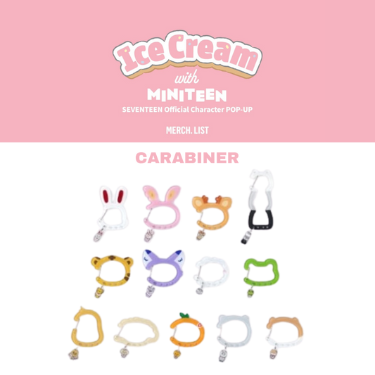 [OFFLINE PROXY] SEVENTEEN <Ice Cream with MINITEEN> Official Merch CARABINER