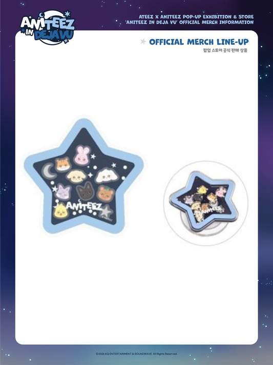 [PREORDER OFFLINE PROXY] ATEEZ [ANITEEZ IN Deja Vu] ACRYLIC SHAKER MAGNETIC SMART TOK