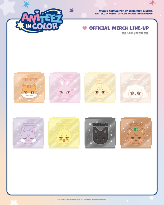 [OFFLINE PROXY 1/5 CLOSE] ATEEZ <ANITEEZ IN COLOR> COLORFUL STORAGE BOX