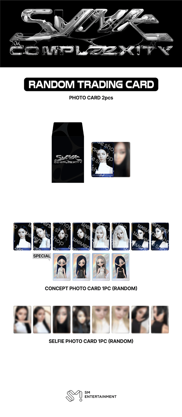 AESPA <LIVE TOUR -SYNK : COMPLaeXITY> RANDOM TRADING CARD