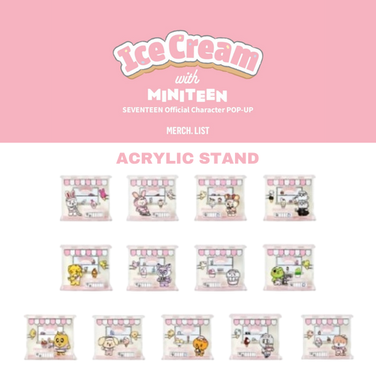 [OFFLINE PROXY] SEVENTEEN <Ice Cream with MINITEEN> Official Merch ACRYLIC STAND