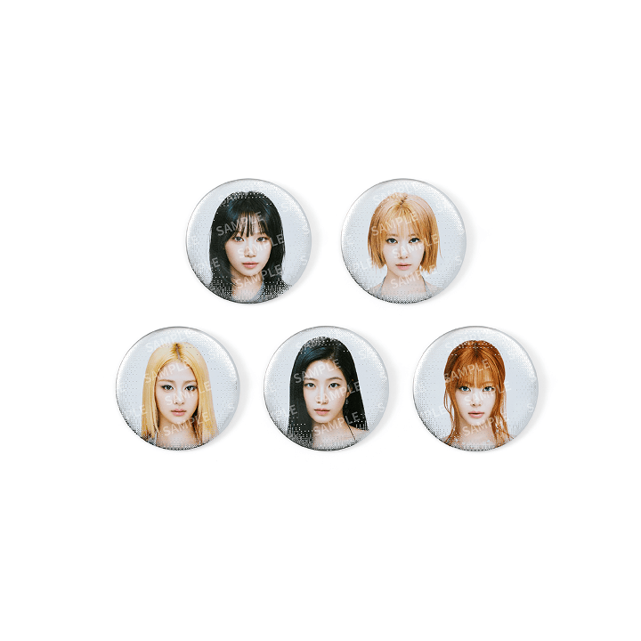 [PREORDER] LE SSERAFIM TOUR <PUREFLOW> Official Merch Lucky Draw (Photo Can Badge)