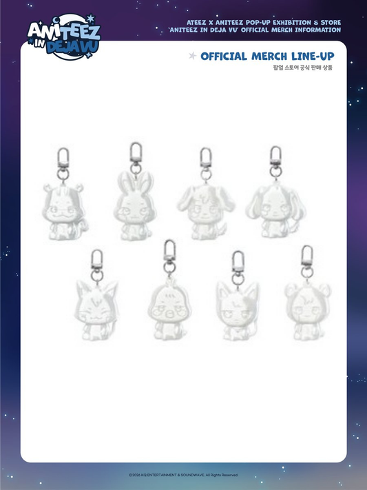 [PREORDER OFFLINE PROXY] ATEEZ [ANITEEZ IN Deja Vu] CAN OPENER KEYRING
