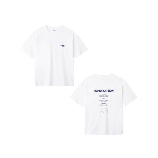 [PREORDER 6/8 CLOSED] TWS <24/7:FOR:YOU> IN JAPAN S/S T-SHIRT (WHITE)