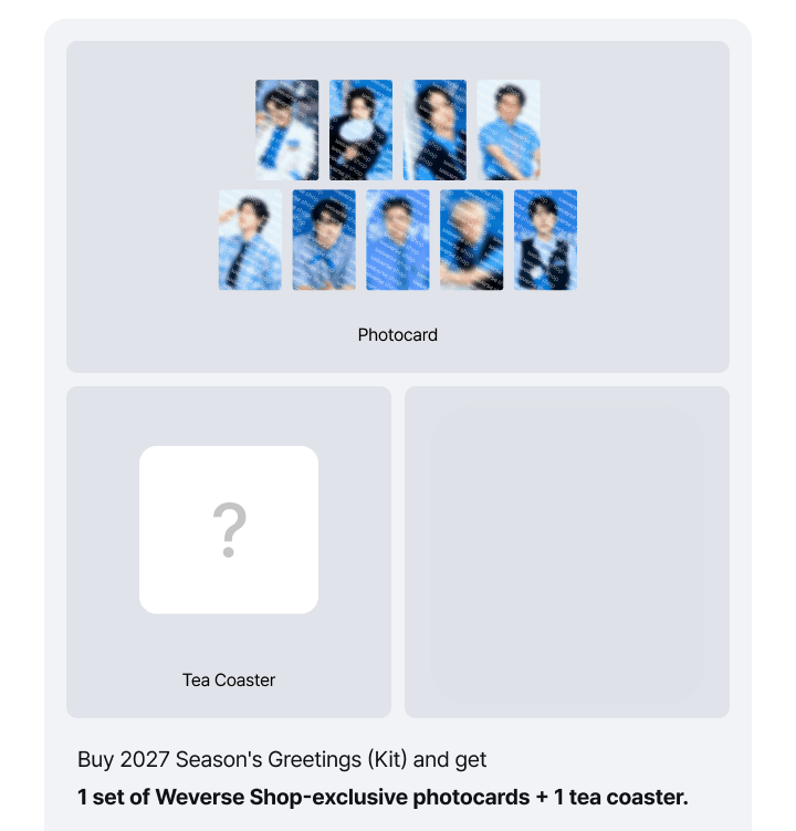 SUPER JUNIOR [SKYLINES] 2027 SEASON’S GREETINGS WEVERSE SHOP POB