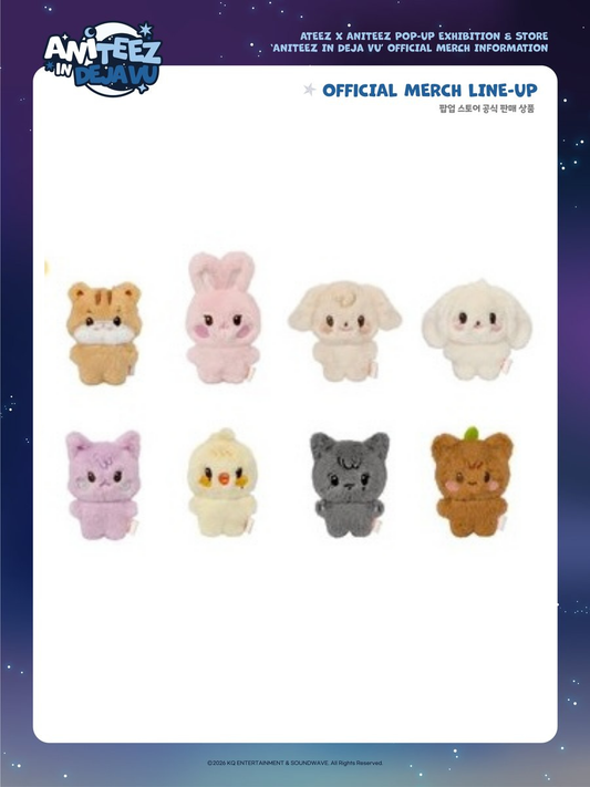 [PREORDER OFFLINE PROXY] ATEEZ [ANITEEZ IN Deja Vu] TINY ANITEEZ MINI DOLL