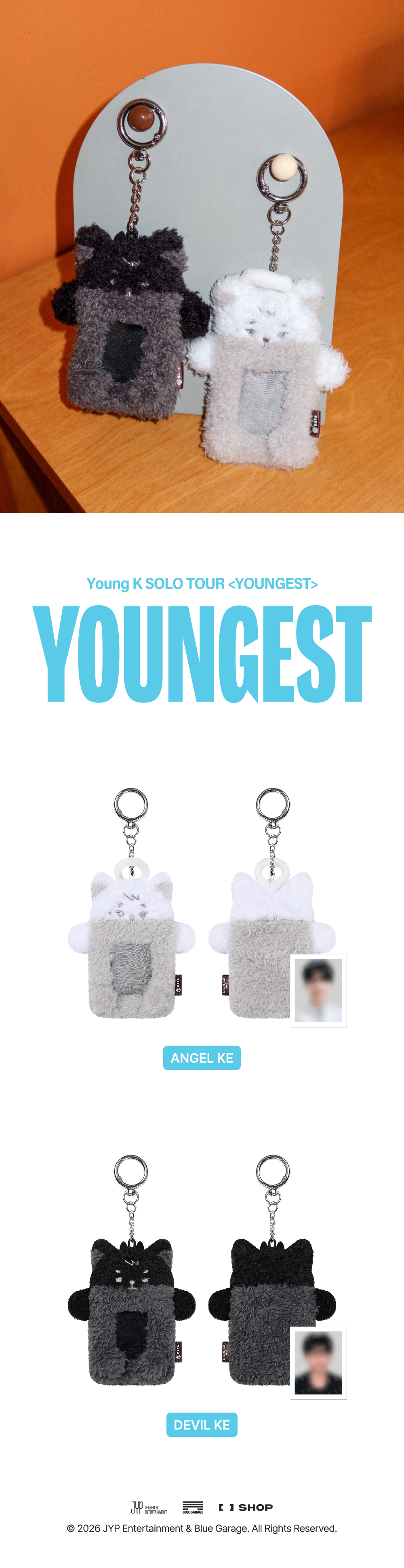 [PREORDER 22/8 CLOSED] YOUNG K Solo Tour <YOUNGEST> in INCHEON DENIMALZ KE ID PHOTO HOLDER (17 POINTS)