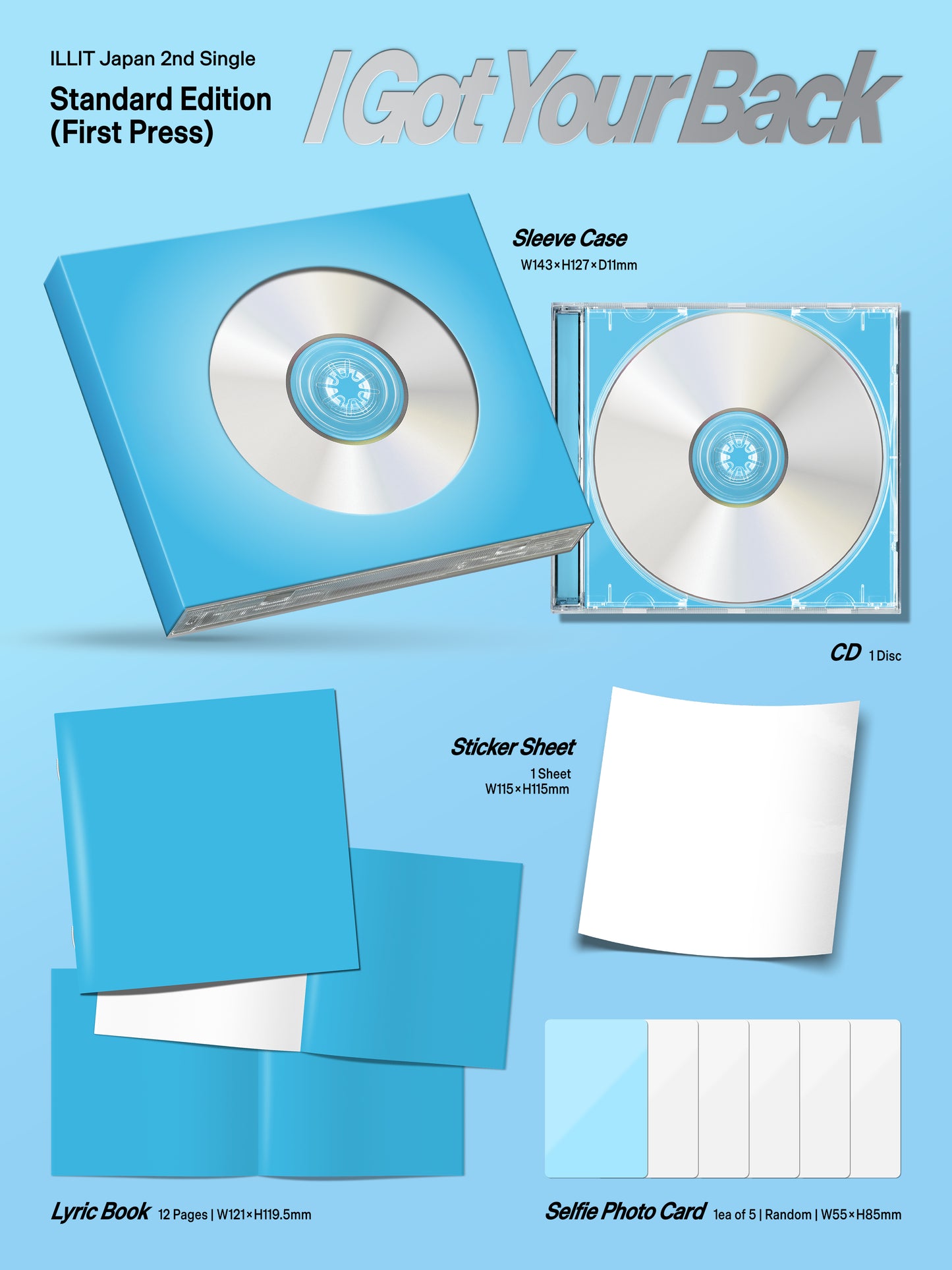 [PREORDER] ILLIT <I Got Your Back> Japan 2nd Single STANDARD EDITION