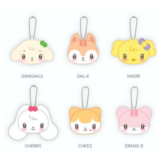 [PREORDER OFFLINE PROXY] IVE <DIVE INTO MINIVE> OFFICIAL MD MINIVE FACE KEYRING (18 POINTS)