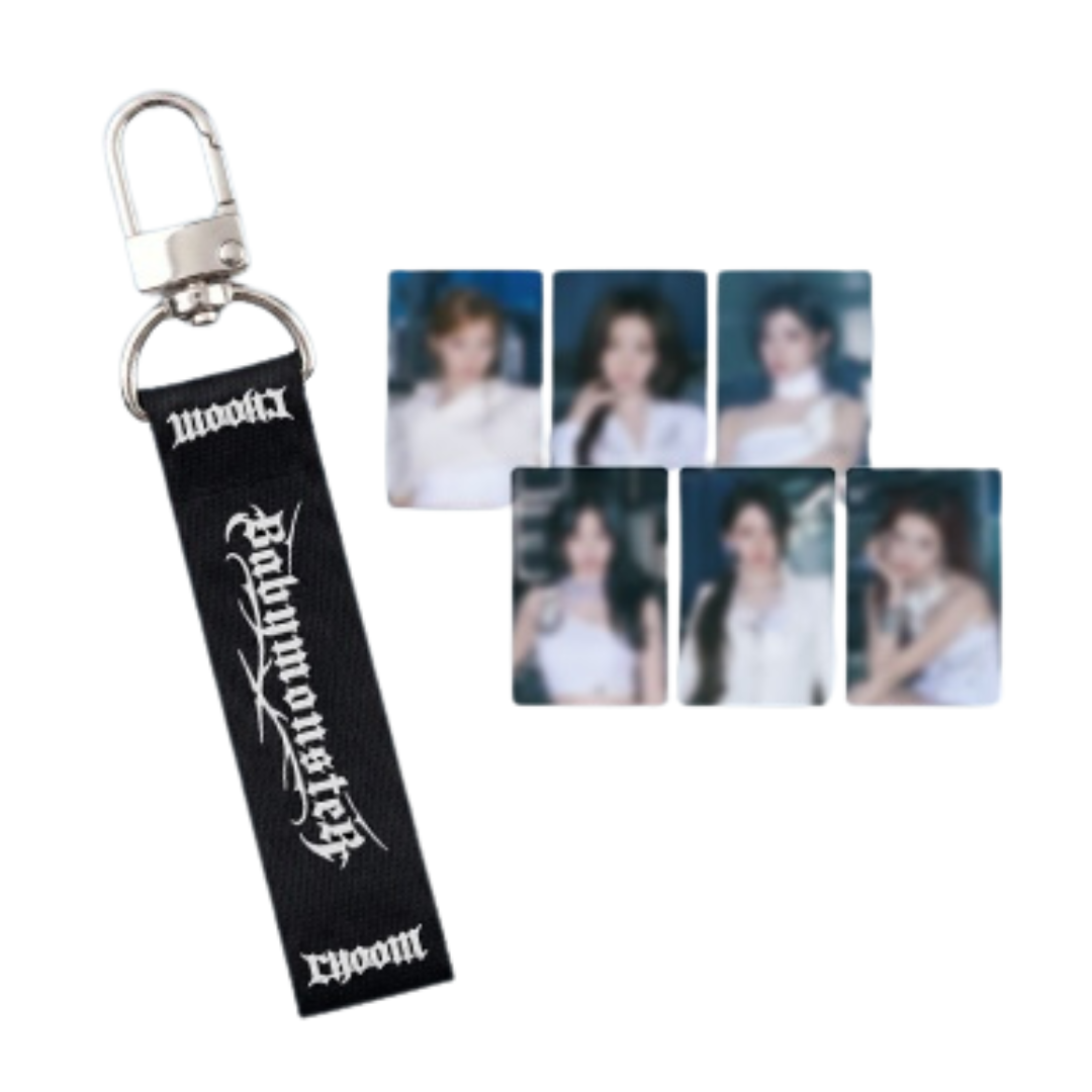 [PREORDER OFFLINE PROXY] BABYMONSTER WORLD TOUR [DANCE (CHOOM)] IN SEOUL OFFICIAL MD TOUR MINI SLOGAN KEYRING