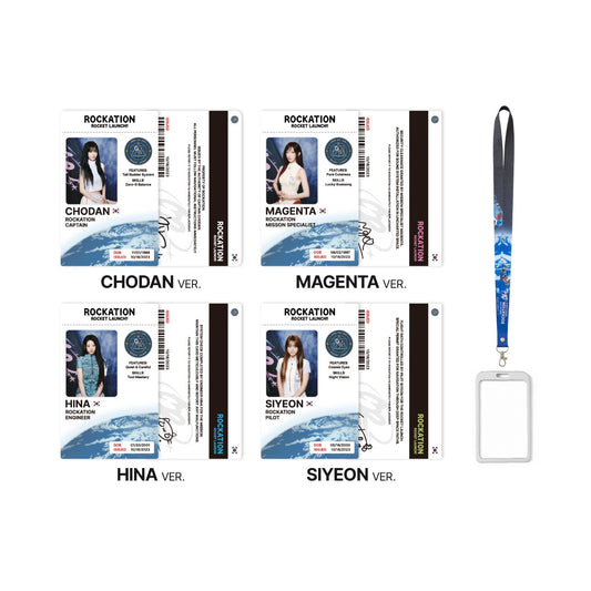 [PREORDER 29/8 CLOSED] QWER [ROCKATION : ROCKET LAUNCH!!] IN SEOUL OFFICIAL MD ID CARD & LANYARD SET