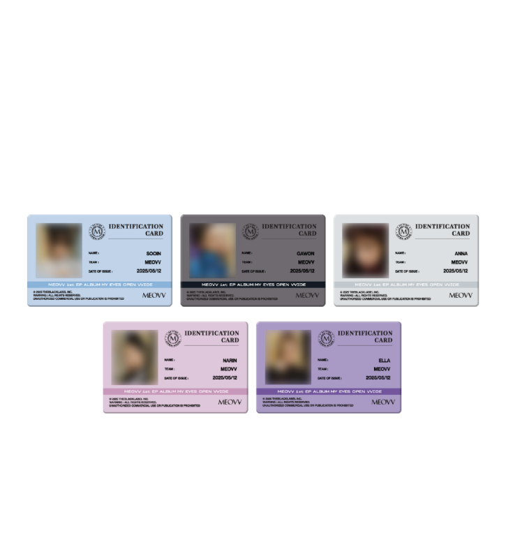 MEOVV <MY EYES OPEN VVIDE> OFFICIAL MD STUDENT ID CARD