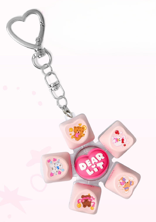 [PREORDER 31/8 CLOSED] ILLIT Official Character [DEARLIT] POP-UP Keycap Keyring