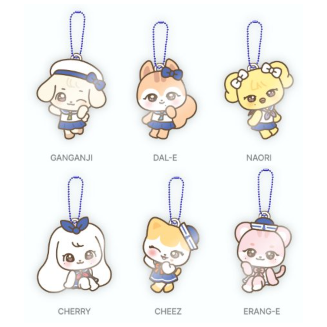 [PREORDER OFFLINE PROXY] IVE <DIVE INTO MINIVE> OFFICIAL MD RANDOM MINIVE ACRYLIC KEYRING (10 POINTS)