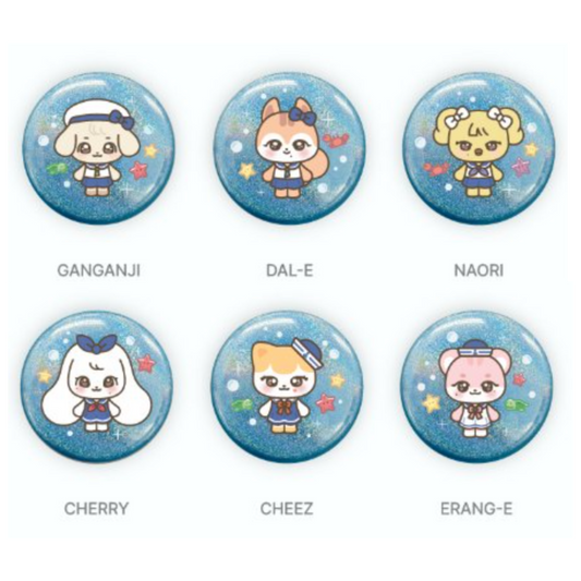 [PREORDER OFFLINE PROXY] IVE <DIVE INTO MINIVE> OFFICIAL MD RANDOM MINIVE PIN-BUTTON (6 POINTS)