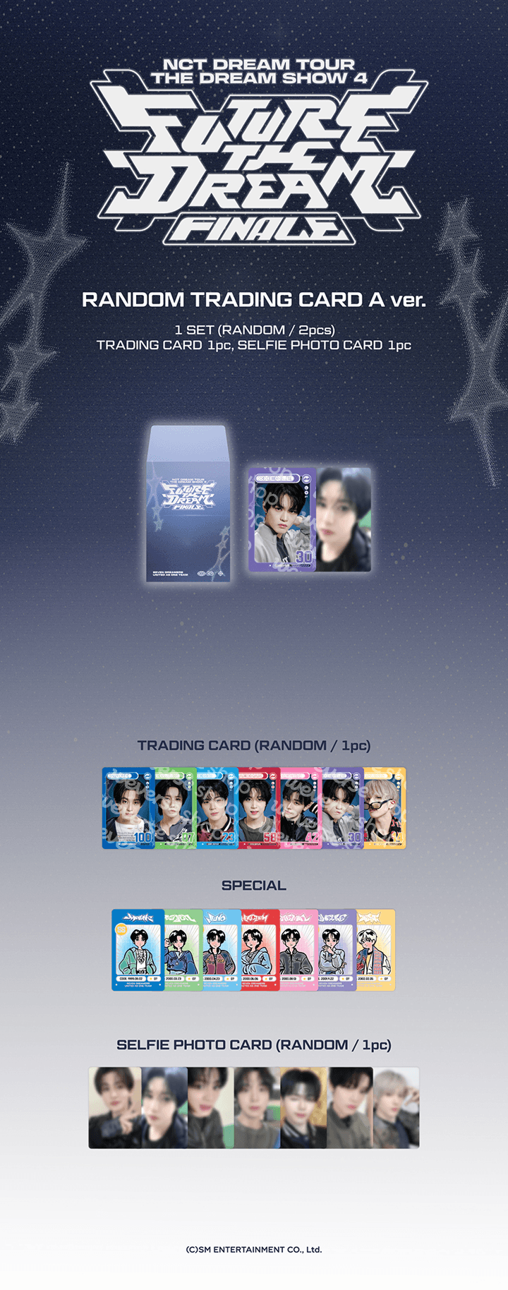 NCT DREAM <THE DREAM SHOW 4 : FUTURE THE DREAM FINALE> TRADING CARD