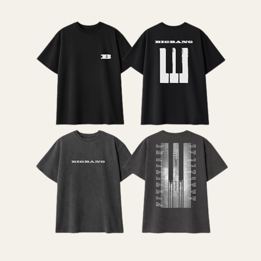 [PREORDER OFFLINE PROXY] BIGBANG 2026-2027 WORLD TOUR [XX : COSMOS] T-SHIRT (BLACK / CHARCOAL)