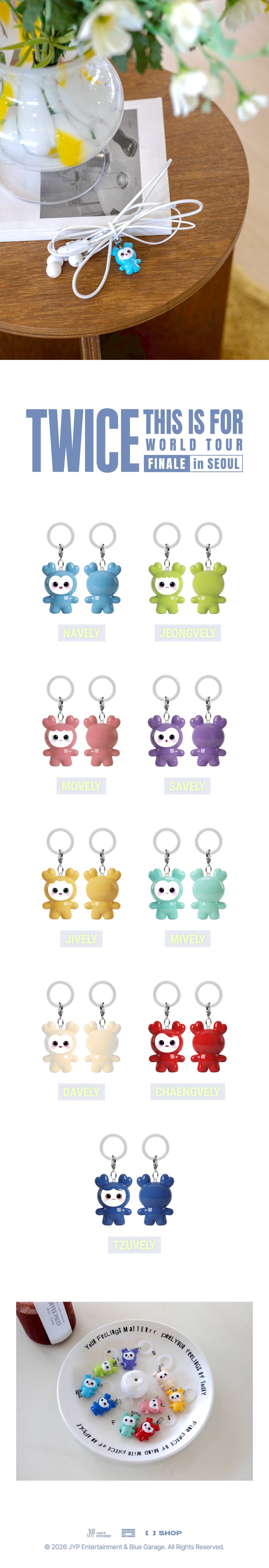 [PREORDER 25/7 CLOSED] TWICE <THIS IS FOR> WORLD TOUR FINALE LOVELY SECRET MINI CHARM (10 POINTS)