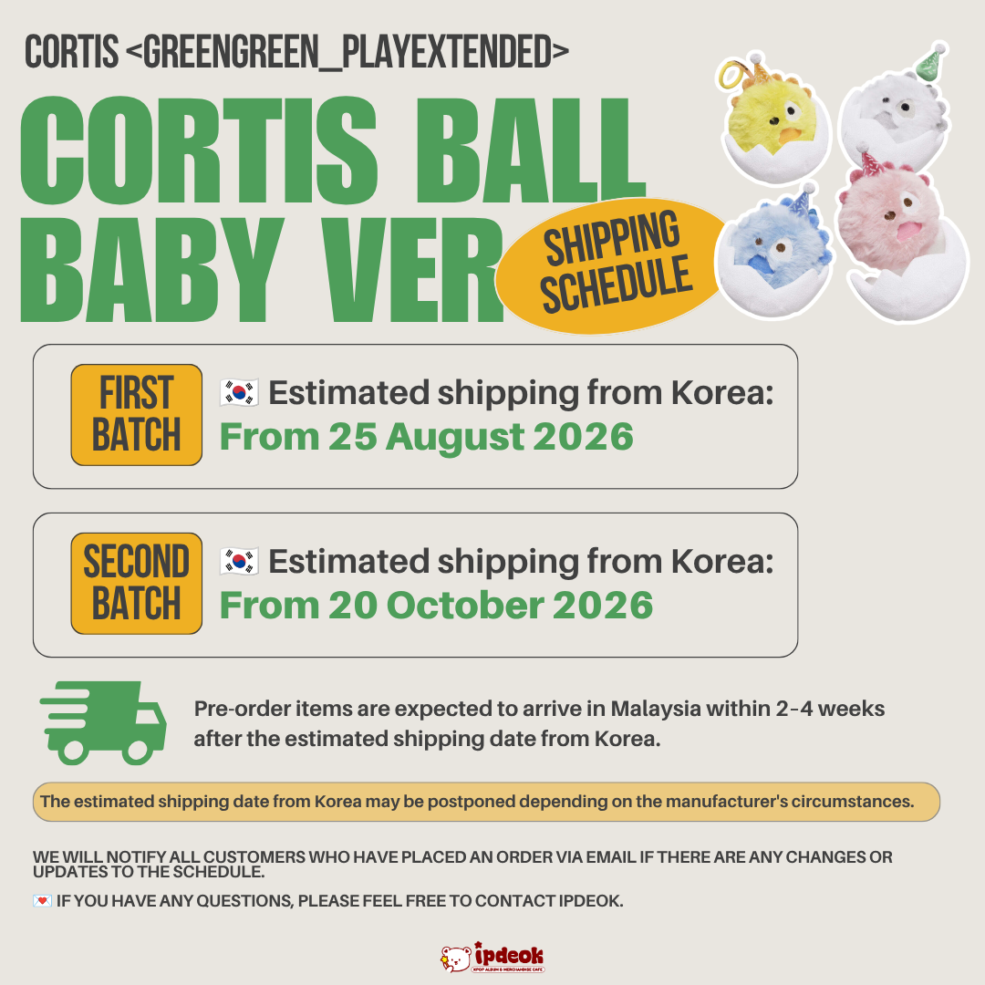 [PREORDER] CORTIS [GREENGREEN_playextended] CORTIS BALL BABY VER