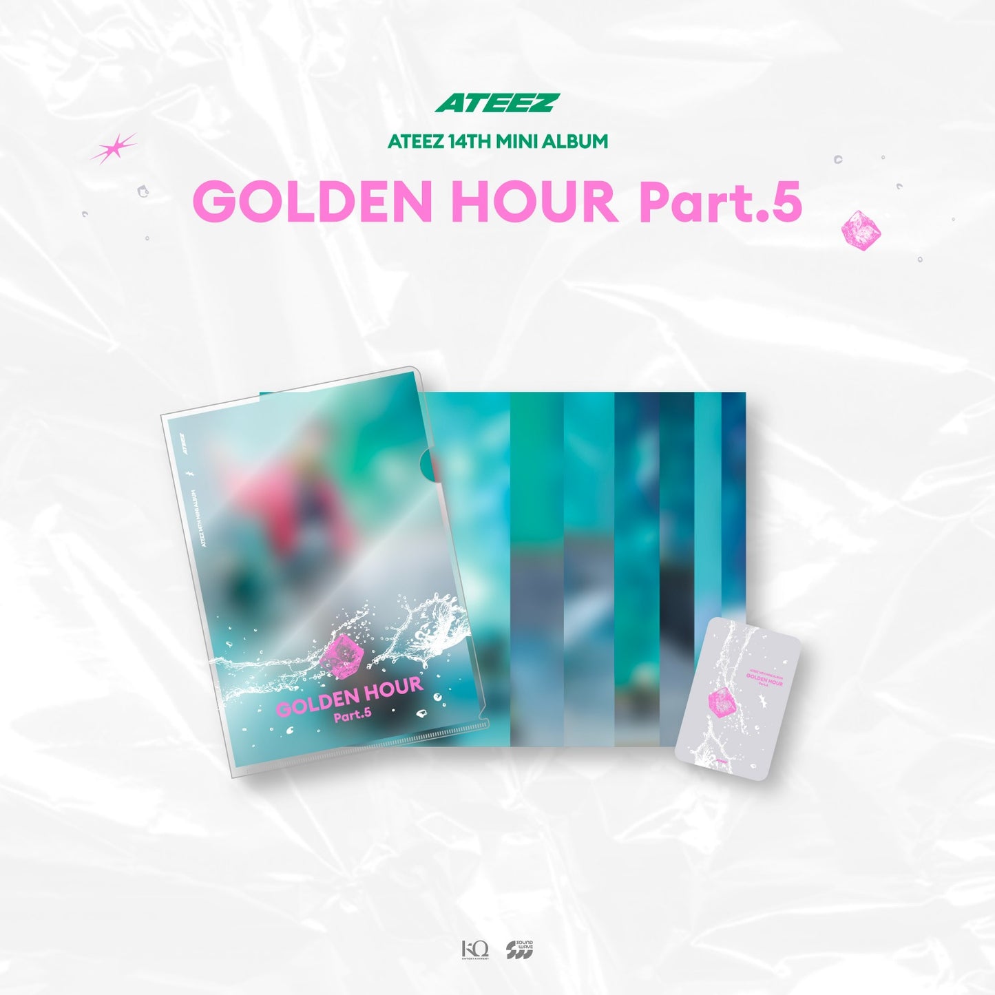 [PREORDER 4/7 CLOSED] ATEEZ <GOLDEN HOUR : Part.5> POP-UP STORE L-HOLDER PHOTO SET