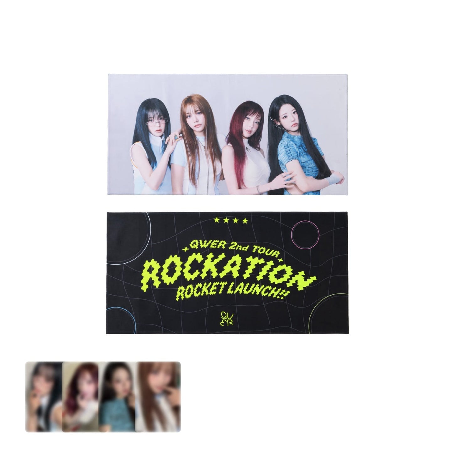 [PREORDER 29/8 CLOSED] QWER [ROCKATION : ROCKET LAUNCH!!] IN SEOUL OFFICIAL MD SLOGAN