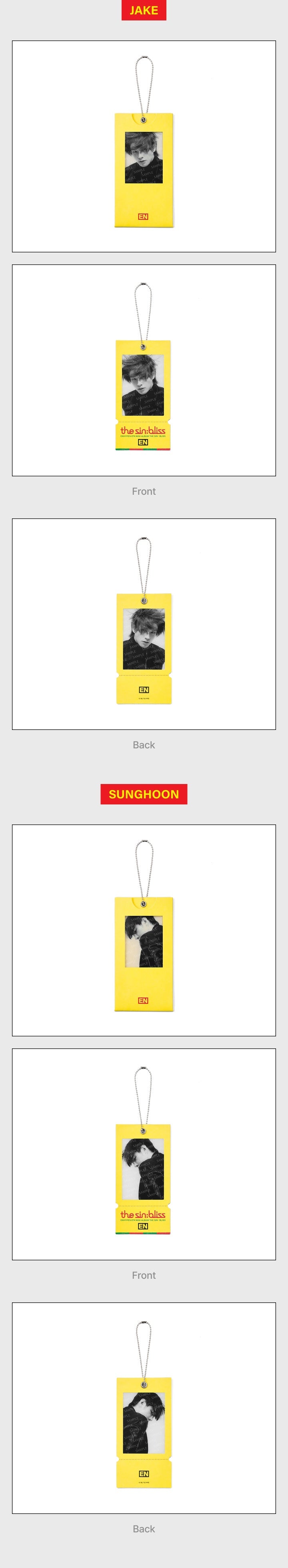 [PREORDER] ENHYPEN [THE SIN : BLISS] OFFICIAL MD Film Photo Keyring