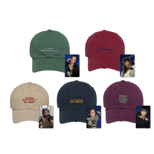 [PREORDER 11/10 CLOSED] ALLDAY PROJECT [CRASH] OFFICIAL MERCH BALL CAP SET