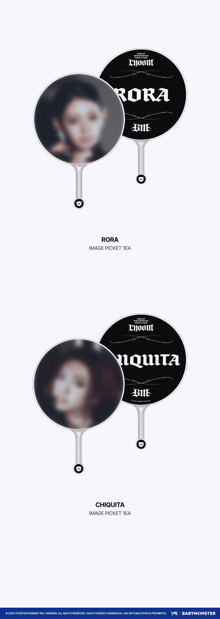 BABYMONSTER WORLD TOUR [DANCE (CHOOM)] IN SEOUL OFFICIAL MD IMAGE PICKET