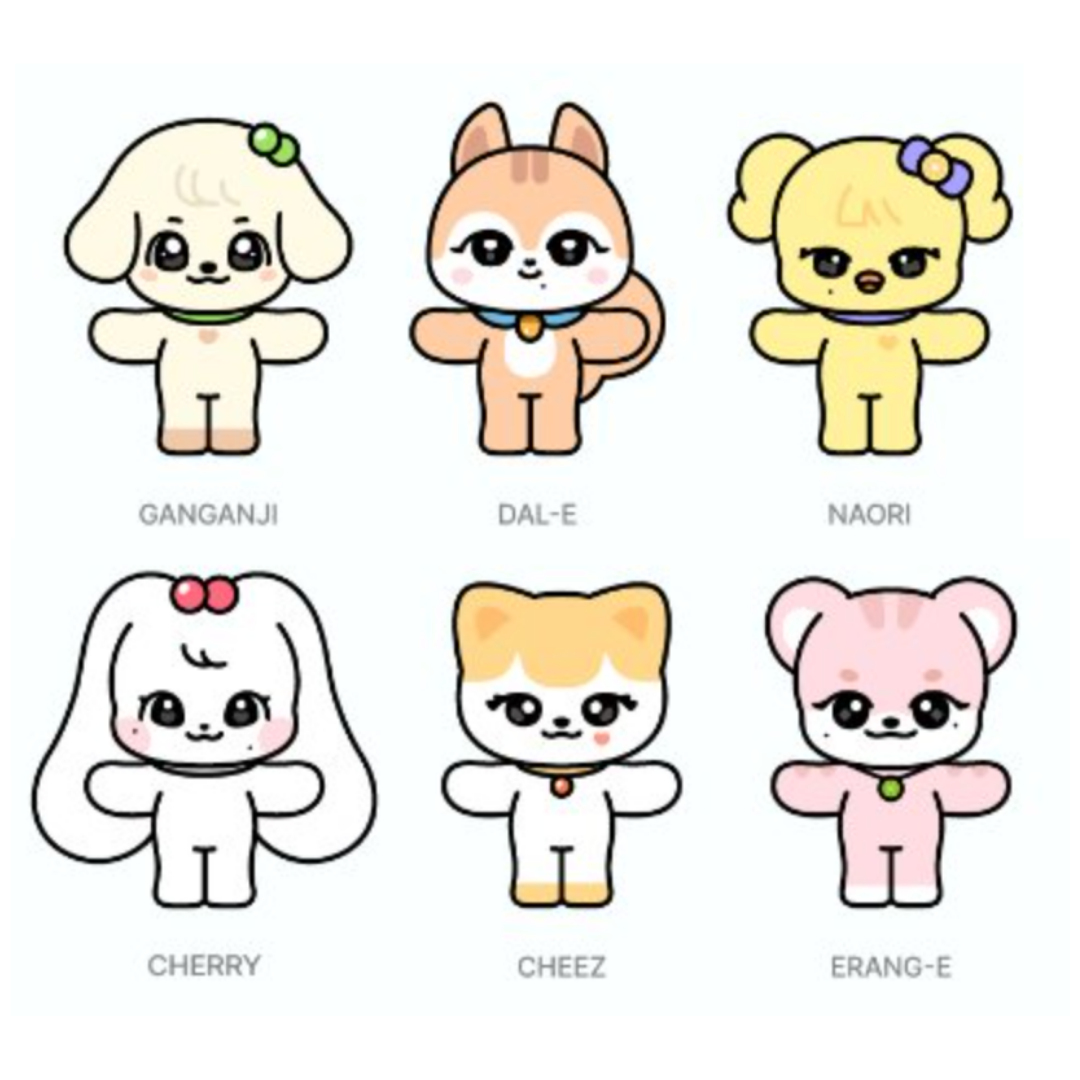 [PREORDER OFFLINE PROXY] IVE <DIVE INTO MINIVE> OFFICIAL MD MINIVE ORIGINAL PLUSH (29 POINTS)