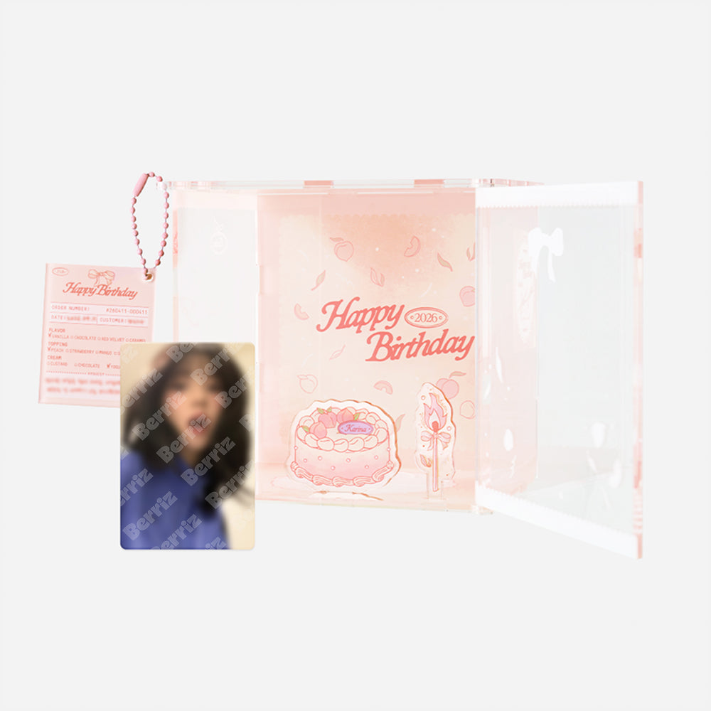 [PREORDER 13/4 CLOSED] AESPA KARINA <2026 SM ARTIST BIRTHDAY> ACRYLIC CAKE BOX