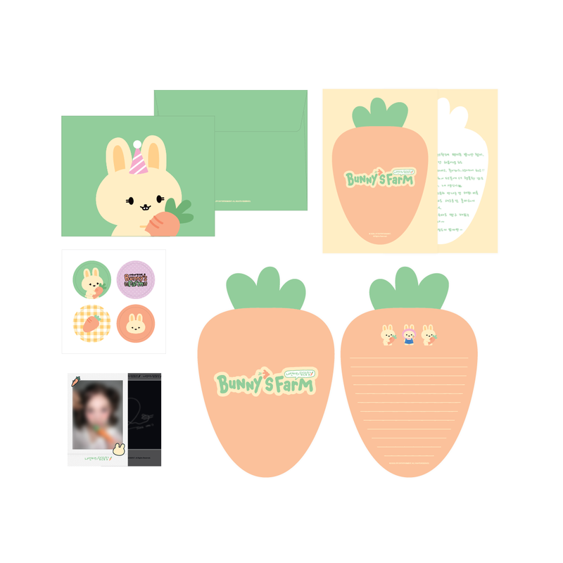 [PREORDER 28/9 CLOSED] NAYEON Carrot Farm [Bunny's Farm] LETTER PAPER SET