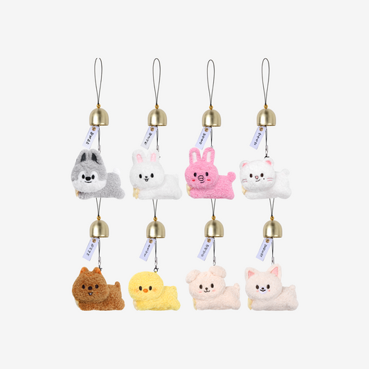 [PREORDER OFFLINE PROXY] STRAY KIDS <RUN IT> SKZOO PLUSH DOOR BELL KEYRING (23 POINTS)