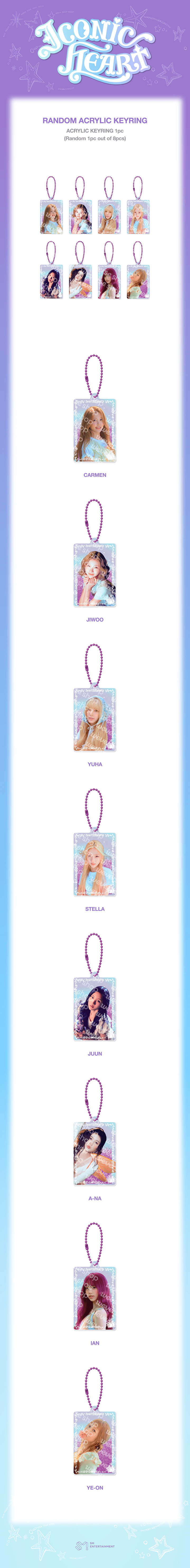 [PREORDER 31/10 CLOSED] HEARTS2HEARTS [ICONIC HEART] OFFICIAL MD RANDOM ACRYLIC KEYRING