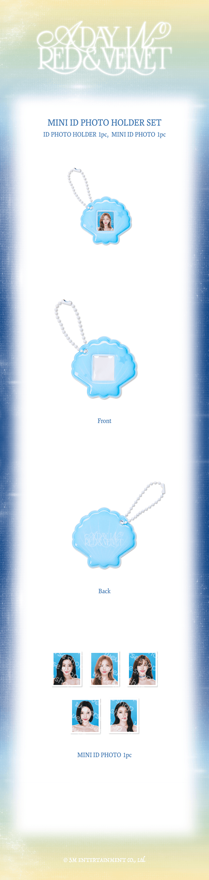 [PREORDER] RED VELVET <A Day in Red & Velvet> FAN-CON MINI ID PHOTO HOLDER SET